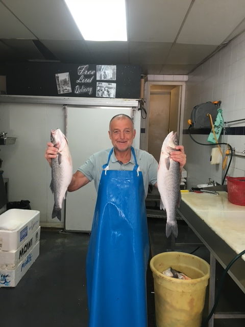 Jeff Holding Two Fish Jeff Holding Two Fish