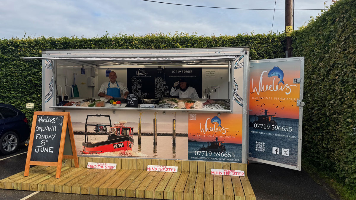Wheelers Traditional Fishmonger - opening day!